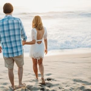 For Love and Lemons White Lace Dress